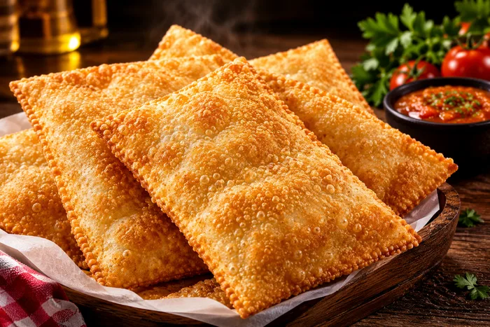Pastéis fritos na hora da Vero Pizzas, Penha de França